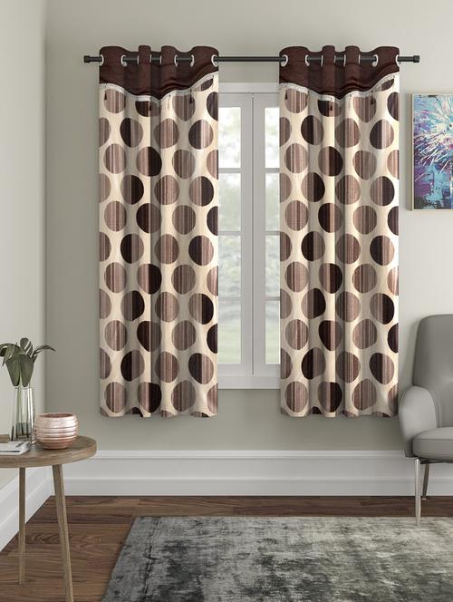 stylish and attractive printed curtains - set of 1 - 21734986 - Very Small Image - 1