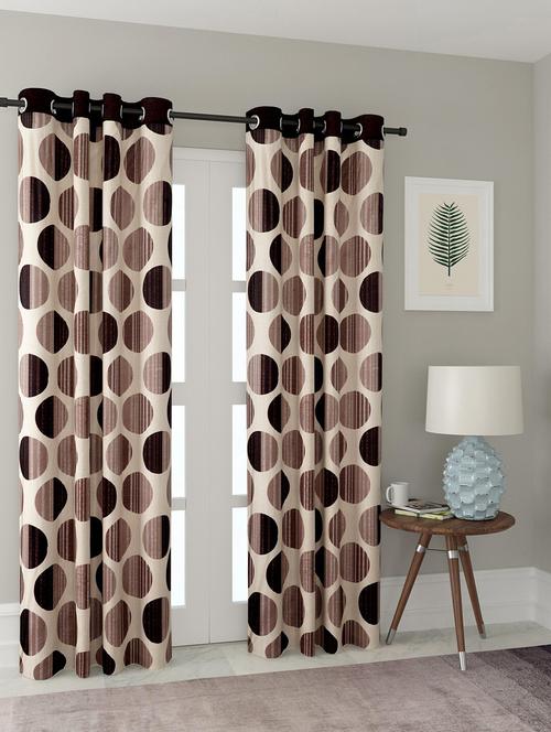 stylish and attractive printed curtains - set of 2 - 21734995 - Very Small Image - 1