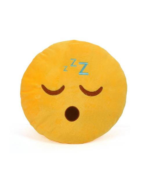 cortina smiley decorative cushion pack of 1 (yellow) - 21735171 - Very Small Image - 1