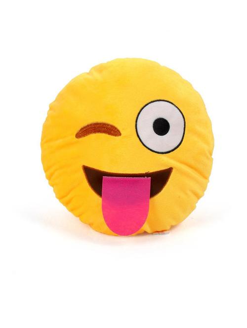 cortina smiley decorative cushion pack of 1 (yellow) - 21735177 - Very Small Image - 1
