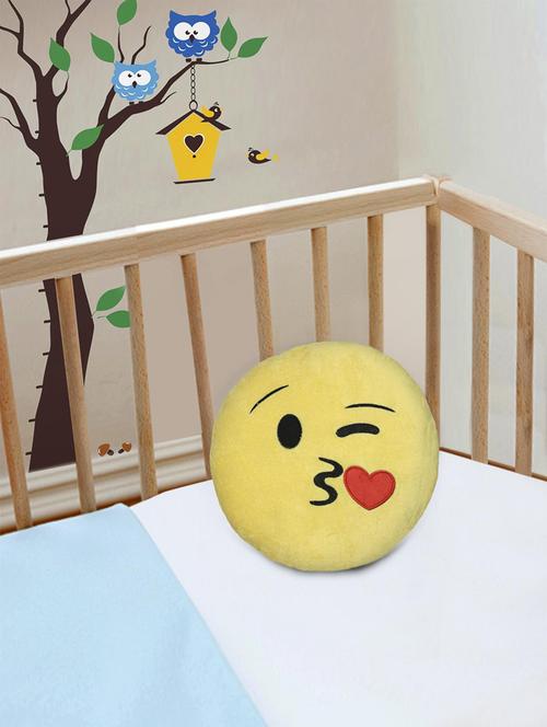cortina smiley decorative cushion pack of 1 (yellow) - 21735184 - Very Small Image - 1