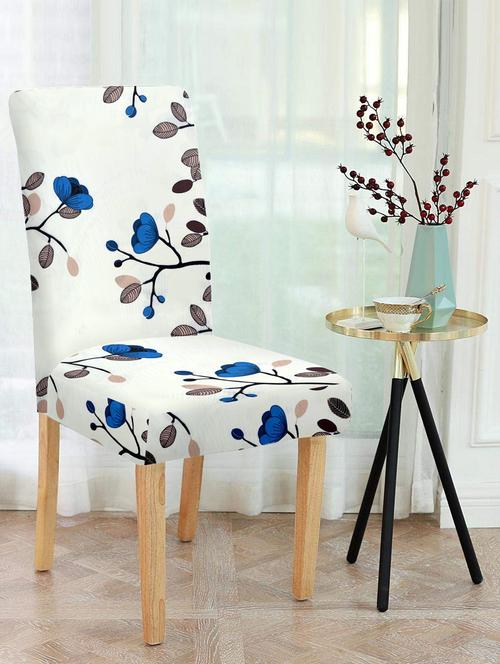 printed stretchable soft elastic dining chair cover - 21735337 - Very Small Image - 1