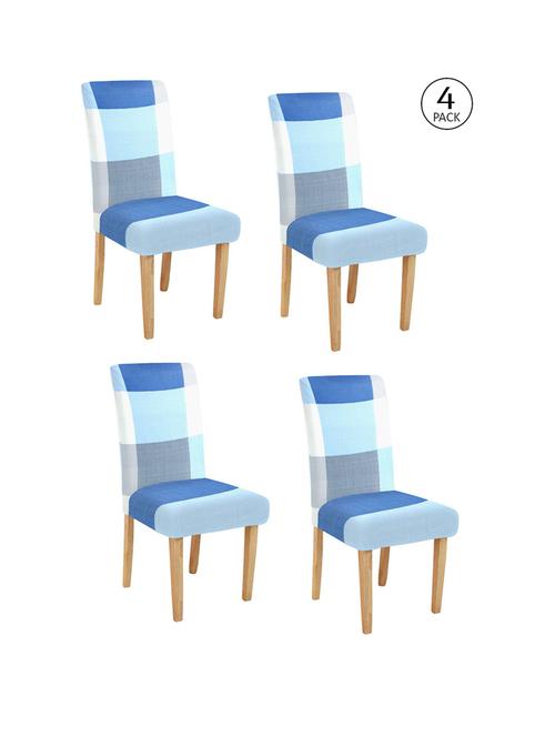 printed stretchable soft elastic dining chair covers - 21735362 - Very Small Image - 1