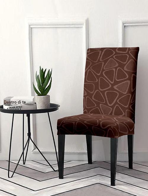 printed stretchable soft elastic dining chair cover - 21735365 - Very Small Image - 1
