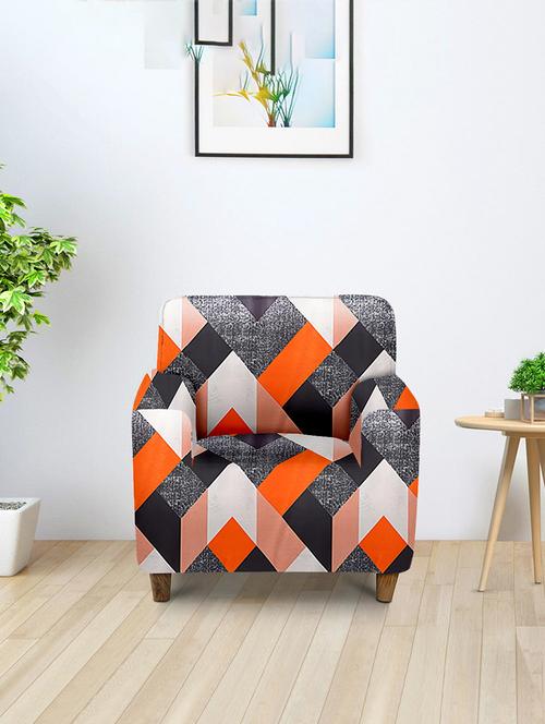 cortina printed stretchable sofa cover - 21735383 - Very Small Image - 1