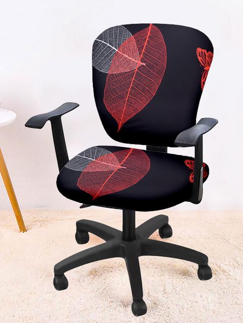 printed stretchable soft elastic office chair cover - 21735397 - Very Small Image - 1