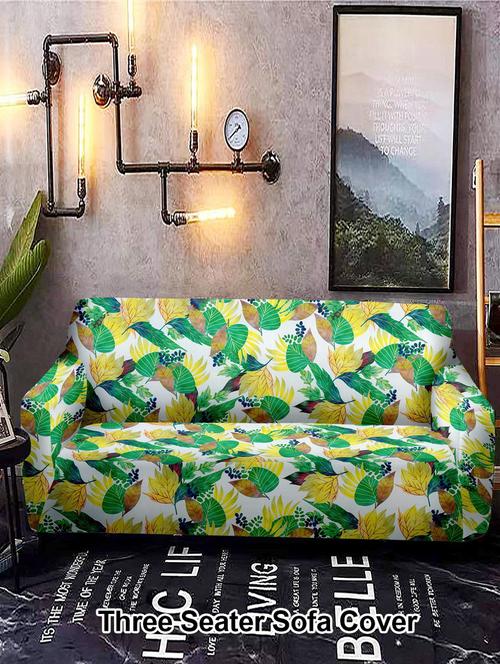cortina printed stretchable sofa cover - 21735514 - Very Small Image - 1