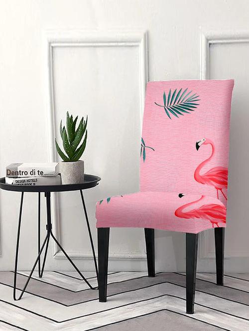 printed stretchable soft elastic dining chair cover - 21735579 - Very Small Image - 1