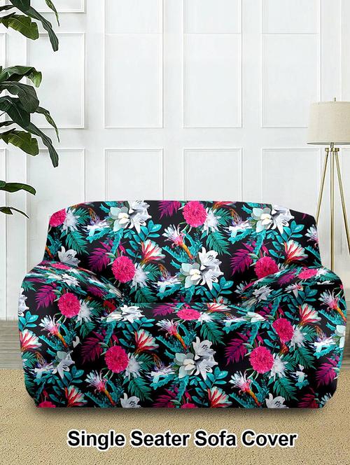 cortina printed stretchable sofa cover - 21735613 - Very Small Image - 1