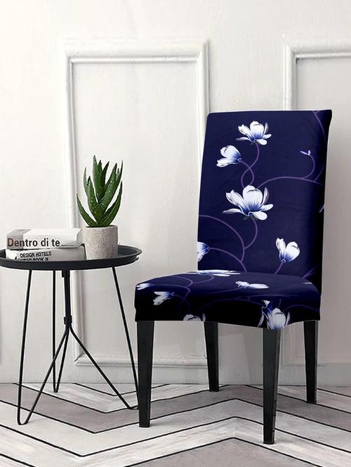 printed stretchable soft elastic dining chair covers - 21735618 - Very Small Image - 1