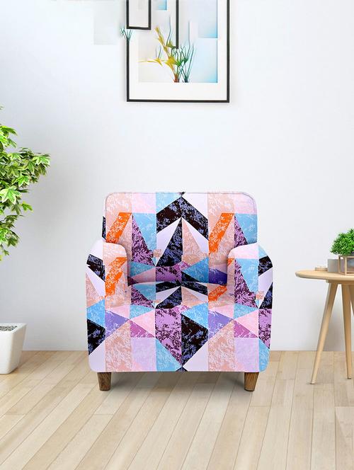 cortina printed stretchable sofa cover - 21735775 - Very Small Image - 1