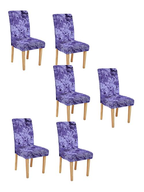 printed stretchable soft elastic dining chair covers - 21735822 - Very Small Image - 1