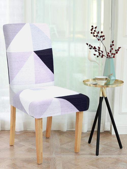 printed stretchable soft elastic dining chair cover - 21735983 - Very Small Image - 1