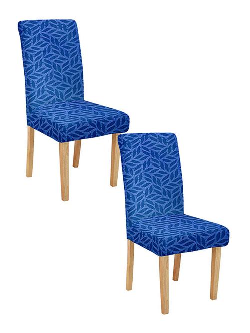 printed stretchable soft elastic dining chair cover - 21736071 - Very Small Image - 1