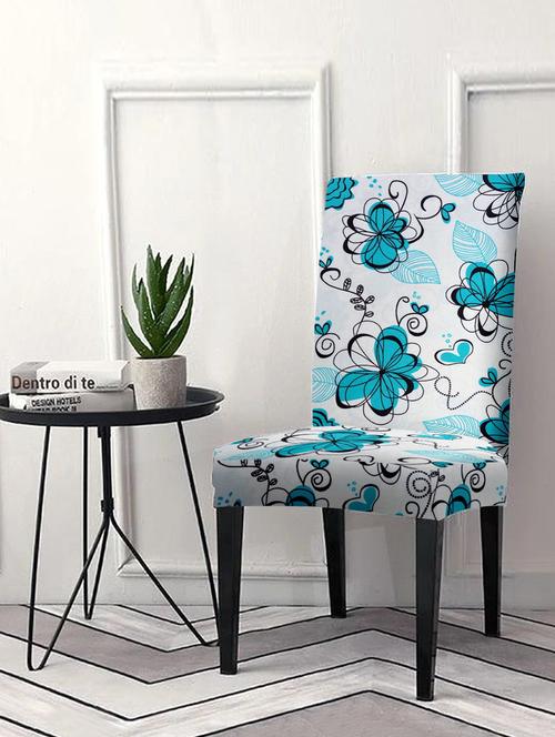 printed stretchable soft elastic dining chair covers - 21736160 - Very Small Image - 1