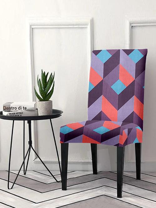 printed stretchable soft elastic dining chair covers - 21736296 - Very Small Image - 1
