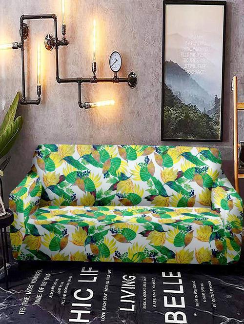 cortina printed stretchable sofa cover - 21736325 - Very Small Image - 1
