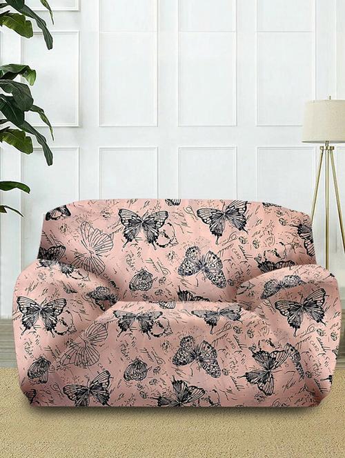 cortina printed stretchable sofa cover - 21736436 - Very Small Image - 1