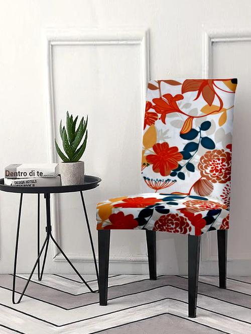 printed stretchable soft elastic dining chair covers - 21736540 - Very Small Image - 1