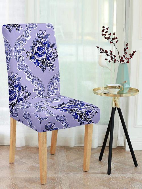 printed stretchable soft elastic dining chair covers - 21736550 - Very Small Image - 1