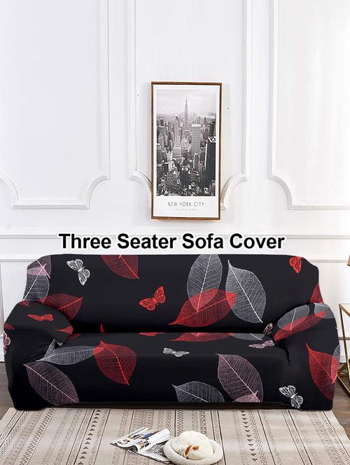 cortina printed stretchable sofa cover - 21736596 - Very Small Image - 1