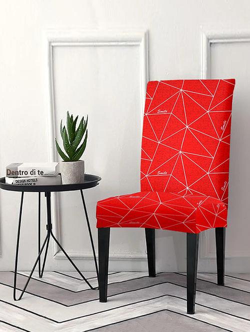 printed stretchable soft elastic dining chair cover - 21736792 - Very Small Image - 1