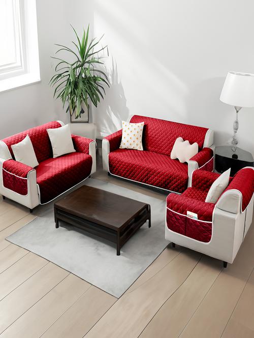 reversible single seater sofa cover - 21736802 - Very Small Image - 1