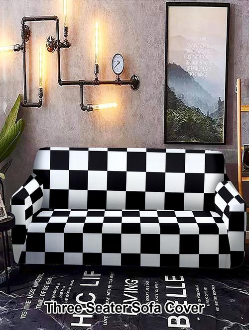 cortina printed stretchable sofa cover - 21736846 - Very Small Image - 1