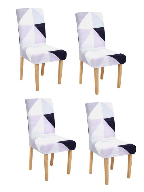 printed stretchable soft elastic dining chair covers - 21736862 - Very Small Image - 1