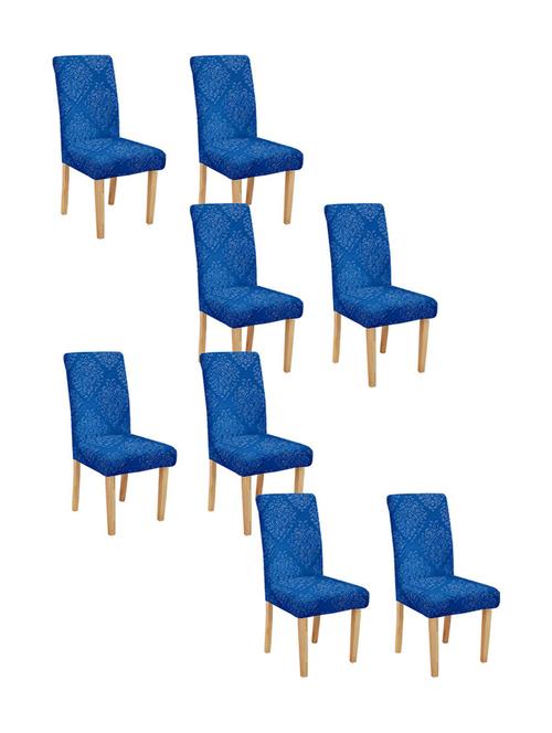 printed stretchable soft elastic dining chair covers - 21736978 - Very Small Image - 1