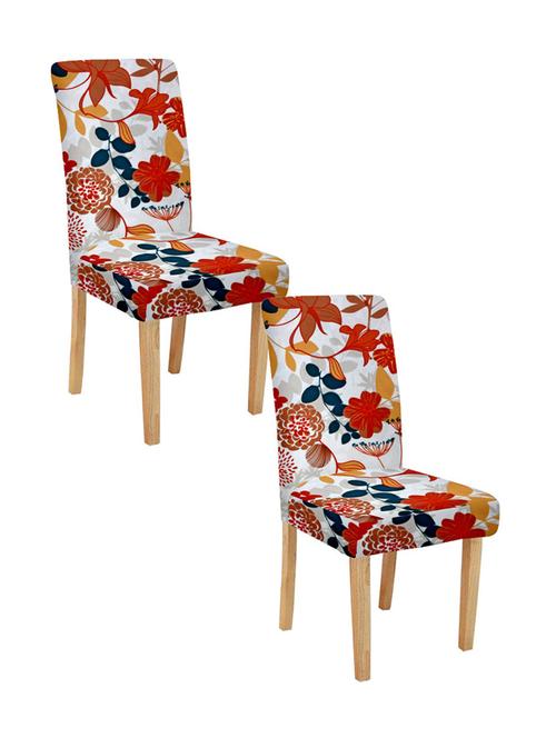 printed stretchable soft elastic dining chair covers - 21737008 - Very Small Image - 1