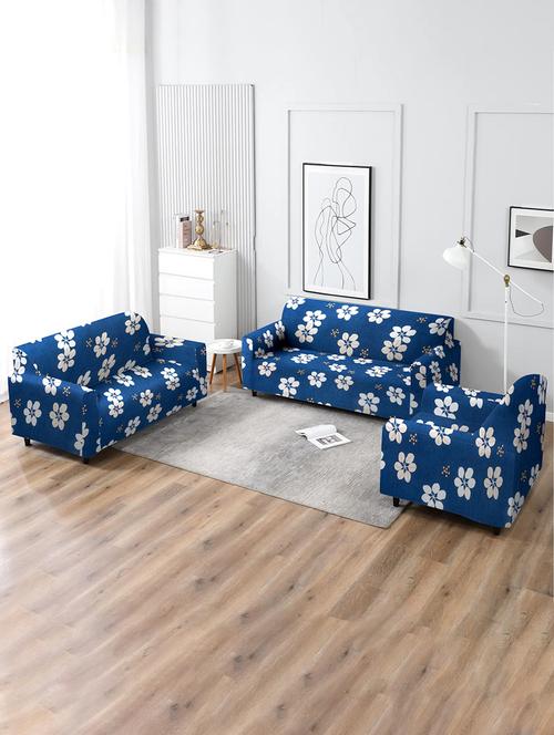 cortina printed stretchable sofa cover - 21737101 - Very Small Image - 1