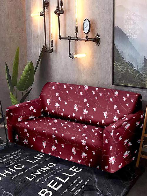 cortina printed stretchable sofa cover - 21737164 - Very Small Image - 1