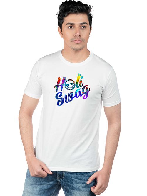 men printed short sleeves holi t-shirt - 21737745 - Very Small Image - 1