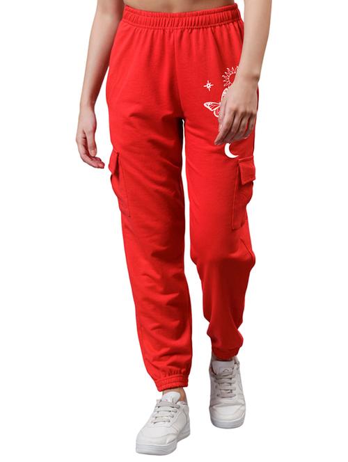 women printed high rise cargo - 21738744 - Very Small Image - 1