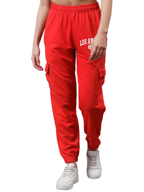women printed high rise cargo - 21738774 - Very Small Image - 1