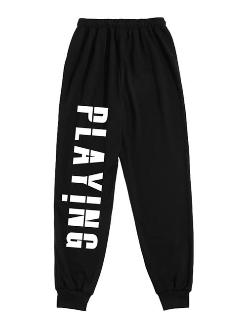 women printed high rise joggers - 21738810 - Very Small Image - 1