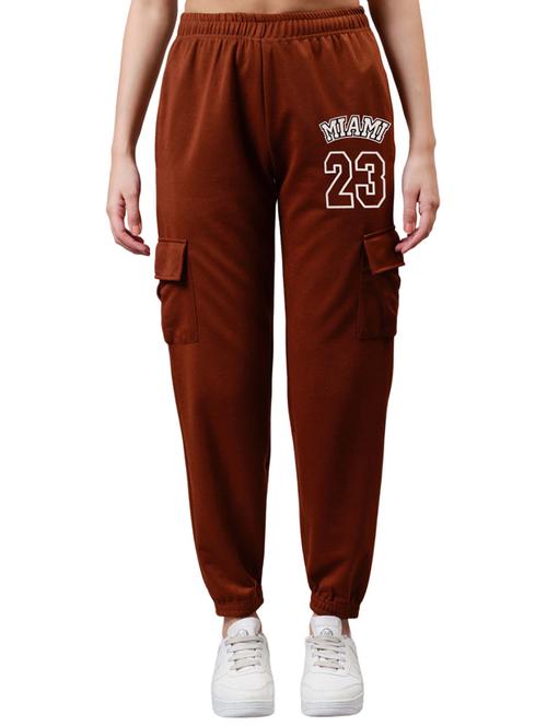 women printed mid rise joggers - 21739643 - Very Small Image - 1