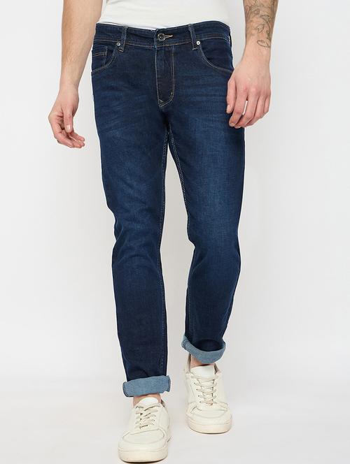 men mid rise washed jeans - 21743388 - Very Small Image - 1
