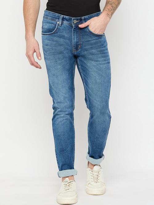 men mid rise washed jeans - 21743391 - Very Small Image - 1