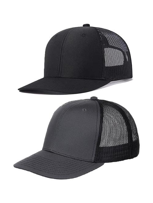 men pack of 2 color block sun protection sports cap - 21743469 - Very Small Image - 1