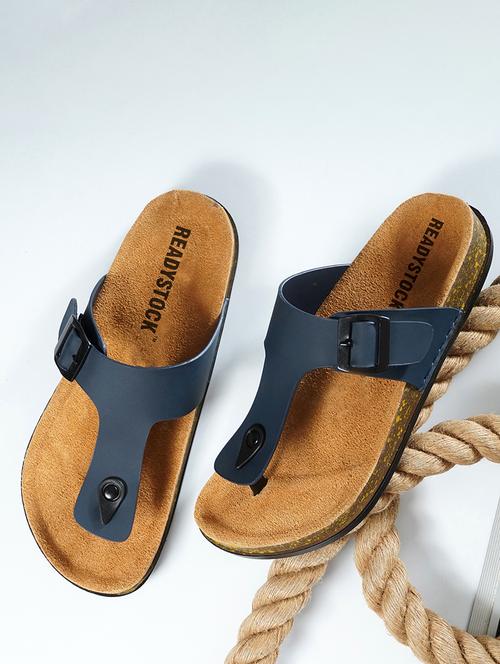 men solid toe seperator sandal - 21743547 - Very Small Image - 1