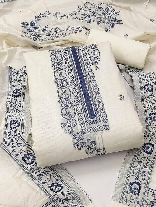 women self design unstitched suit set with dupatta - 21744085 - Very Small Image - 1