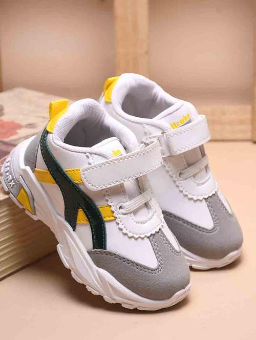 kids color block velcro shoes - 21746906 - Very Small Image - 1