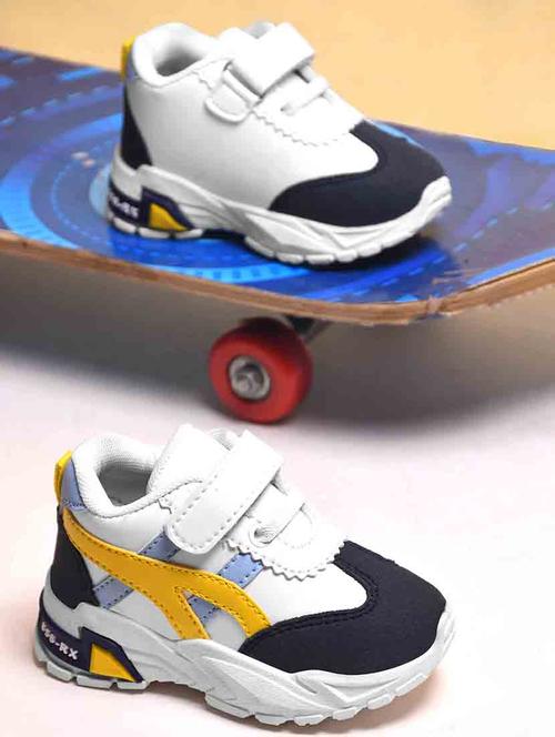 kids color block velcro shoes - 21746908 - Very Small Image - 1