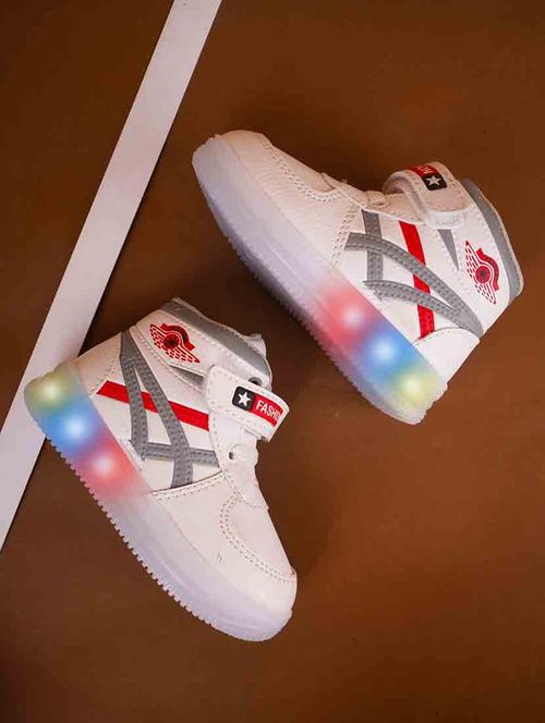 kids led shoes with velcro closure - 21746917 - Very Small Image - 1