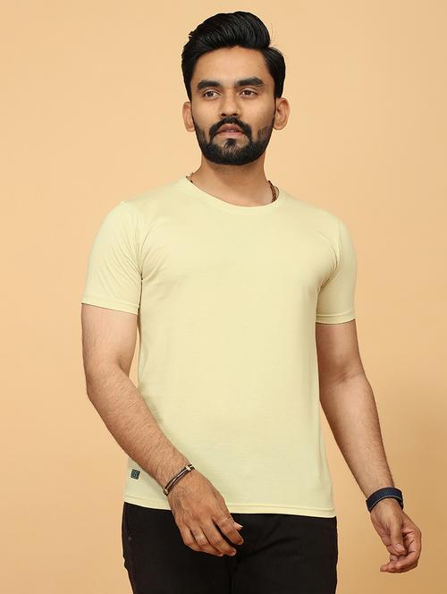 men solid short sleeve slim fit t-shirt - 21749306 - Very Small Image - 1