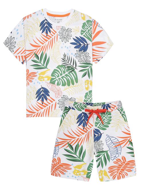 kids printed short and t-shirt set - 21750351 - Very Small Image - 1
