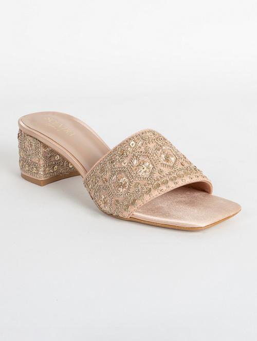 women embroidered slip on sandal - 21751136 - Very Small Image - 1