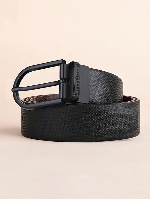 men pin buckle reversible leather belt - 21762031 - Very Small Image - 1
